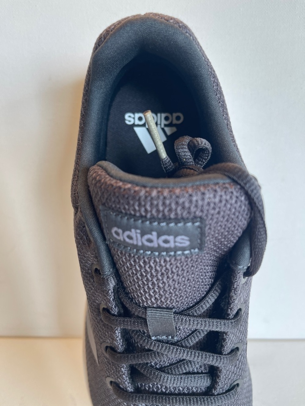 NIB ADIDAS WOMENS LITERACER CLN 2.0 SNEAKER CARBON/IRON METALLIC/CORE BLK SZ 8.5 - Picture 5 of 13